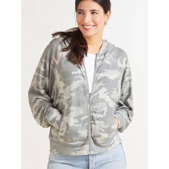 Chaser Camo Dolman Zip Up XS - Picture 1 of 7